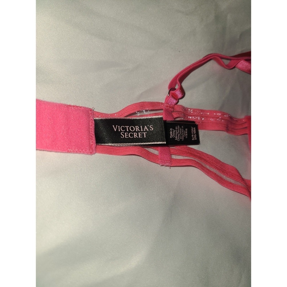 Victoria's Secret Pink Lace Cutout Teddy Bodysuit Sheer - Picture 2 of 16